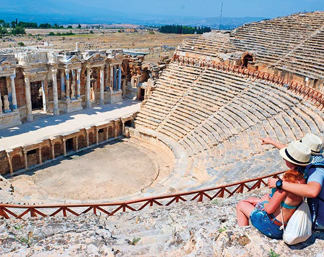 Hierapolis ancient city and Pamukkale travertines - Turkey tours